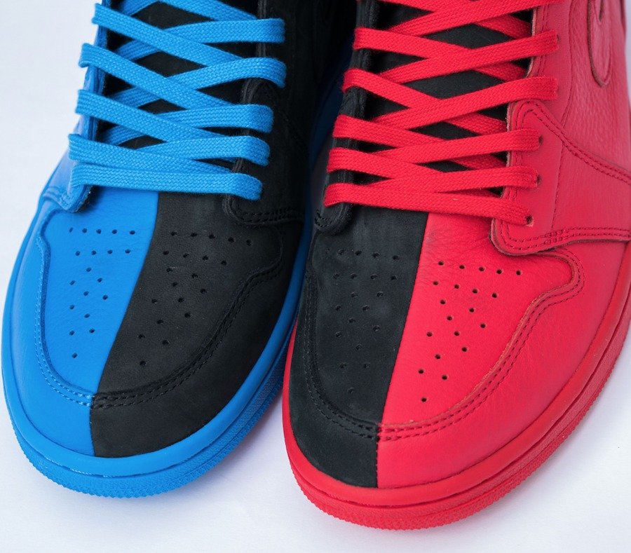 AJ1,Air Jordan 1  阴阳分半！亲友限定版 Air Jordan 1 Quai 54 实物释出！