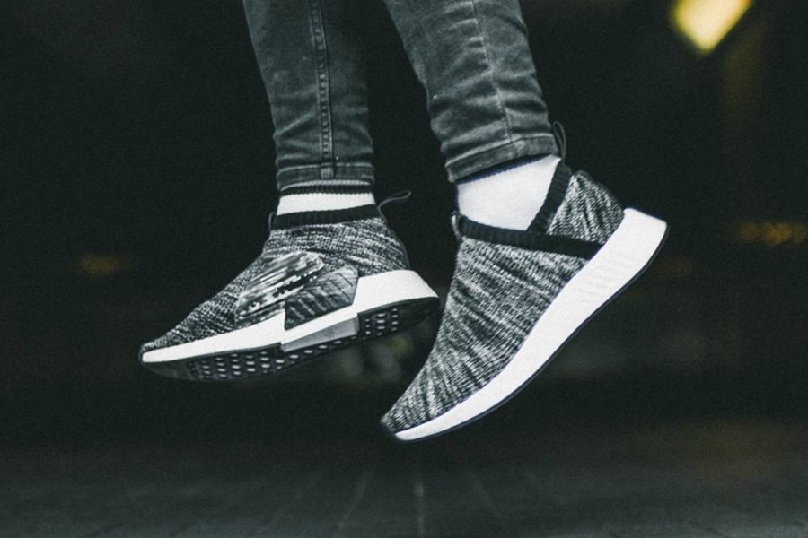 UNITED ARROWS & SONS,adidas,NM  经典撞色！UNITED ARROWS x adidas NMD CS2 上脚效果不俗