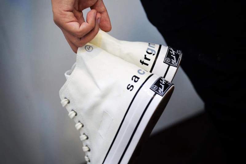 sacai,fragment design,Converse  秋冬登场！sacai x fragment design x Converse 白色版本亮相