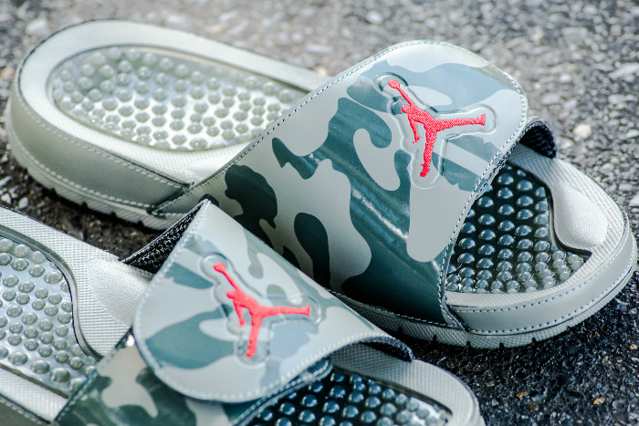 AJ5,Air Jordan Hydro 5  迷彩拖鞋！Air Jordan Hydro 5 “Camo” 即将上架！