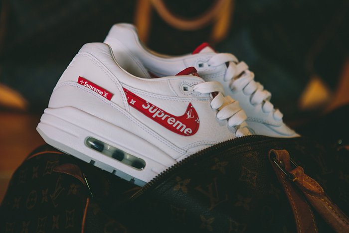 Nike,Air Max 1  Supreme x LV x Nike？定制版 Nike Air Max 1 美图欣赏