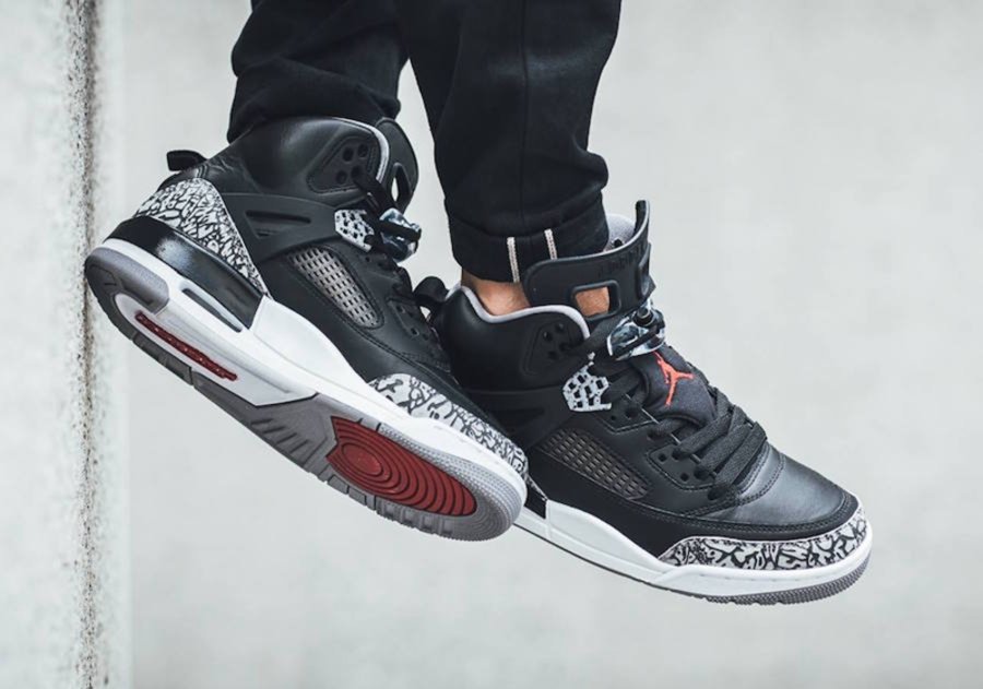 Jordan Spizike,Black Cement,31  熟悉的黑水泥！Jordan Spizike “Black Cement” 上脚效果不俗