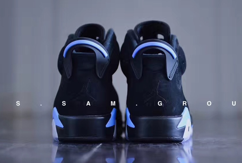 AJ6，Air Jordan 6  黑色北卡蓝！高人气 Air Jordan 6 “UNC” 年底发售