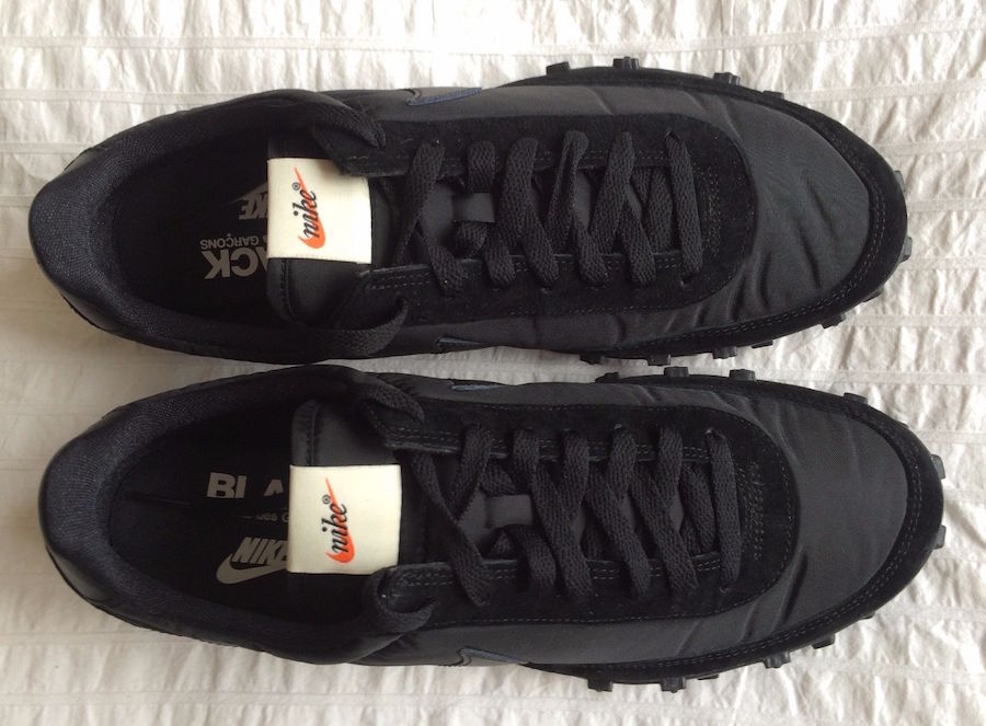Nike,CDG,Waffle Racer,AA9709-0  黑魂气质！CDG x Nike Waffle Racer 实物曝光