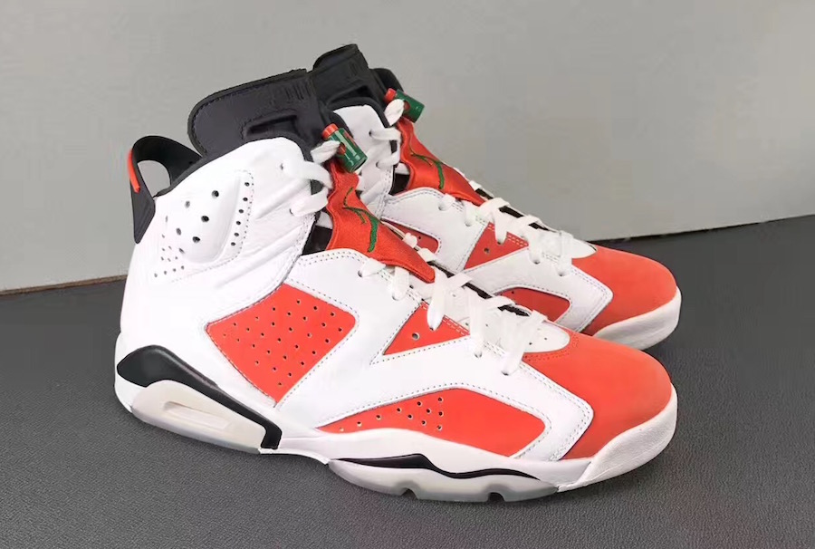 AJ6,Air Jordan 6,384664-145  佳得乐配色！Air Jordan 6 “Gatorade” 细节欣赏