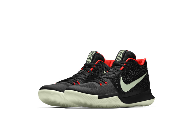 Kyrie 3,Nike  除了白金配色，NIKEiD Kyrie 3 “Yeezy” 也是让人倾心不已的精品！