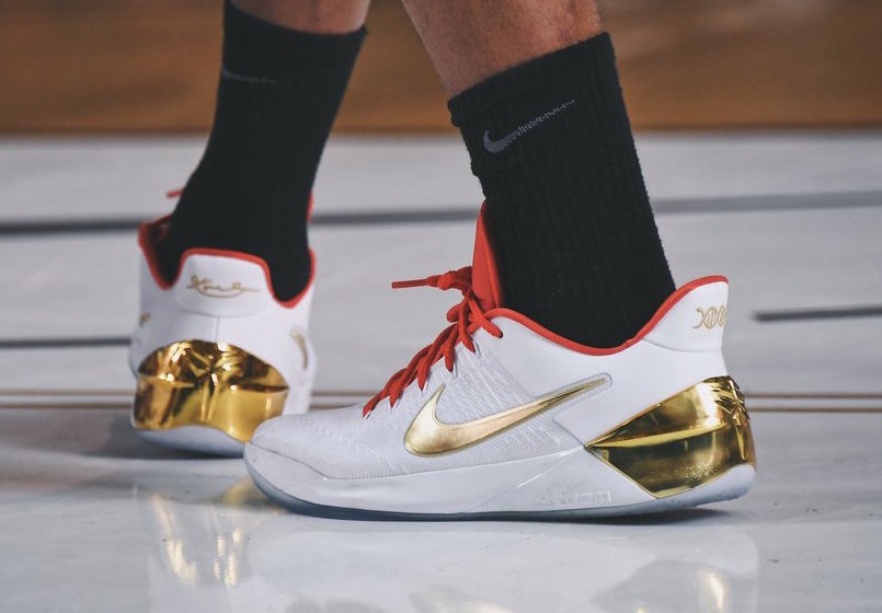 Nike,Nike Kobe AD  德鲁联赛专属配色！德罗赞参赛上脚 Nike Kobe AD