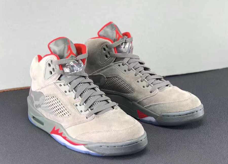 AJ5,Air Jordan 5,136027-051  军事迷彩装扮！Air Jordan 5 “Camo” 即将发售！
