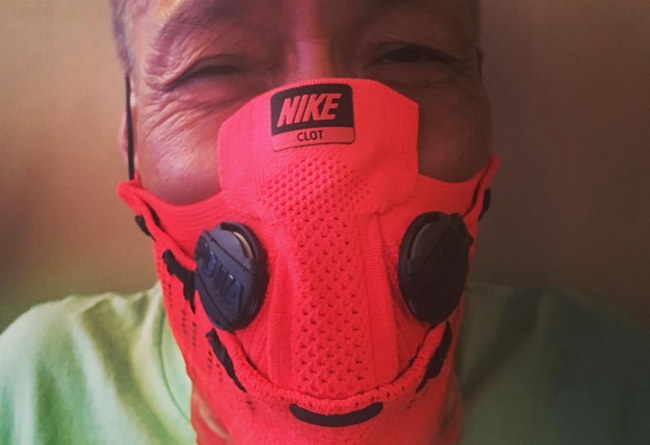 CLOT,NikeLab,Air VaporMax,  龙叔亲自演绎！这款 CLOT x Air VaporMax 面具你给打几分？
