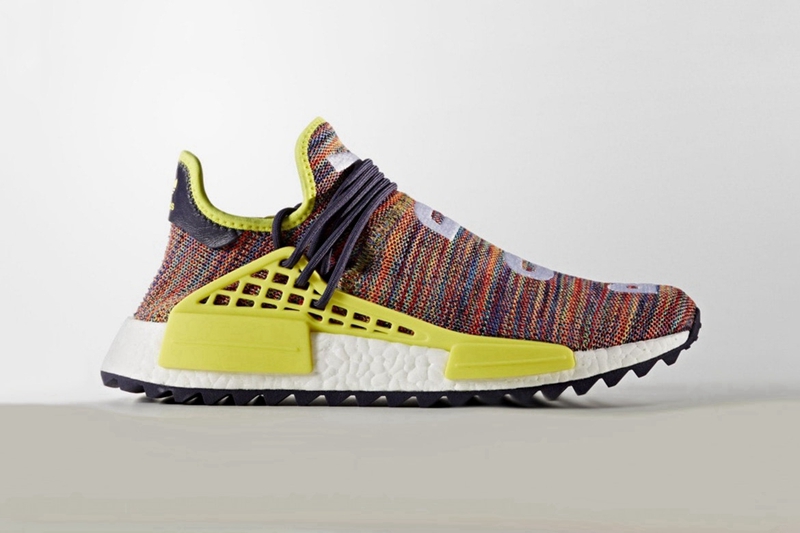 Pharrell Williams,adidas Origi  锯齿纹路大底！全新两款菲董  Hu NMD Trail 官方图片释出