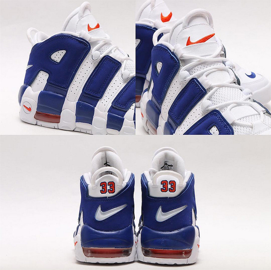 921948-101,Air More Uptempo,Up 921948-101 大 AIR Knicks 尼克斯配色即将发售，源自皮蓬经典暴扣！