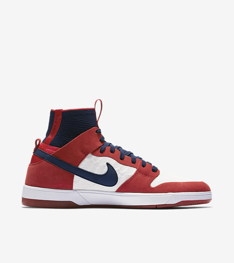Nike,SB Dunk High Elite  红白蓝经典设计！全新升级 SB Dunk High Elite 明早发售！