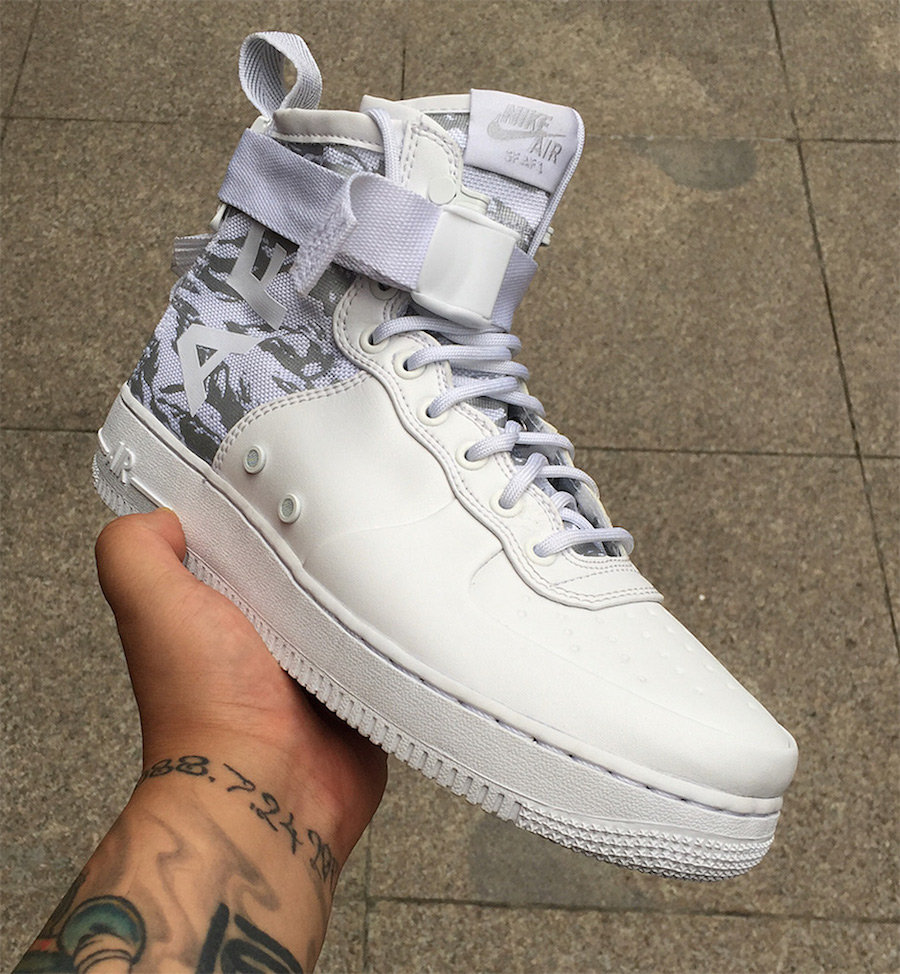 SF-AF1,AF1,Air Force 1,Nike  白虎纹迷彩 Nike SF-AF1 Mid “White Tiger Camo” 首次曝光