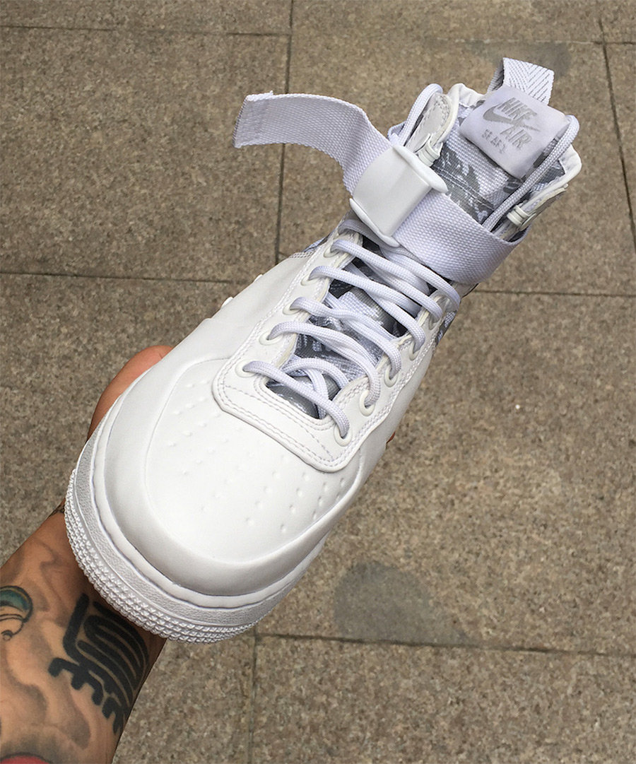 SF-AF1,AF1,Air Force 1,Nike  白虎纹迷彩 Nike SF-AF1 Mid “White Tiger Camo” 首次曝光