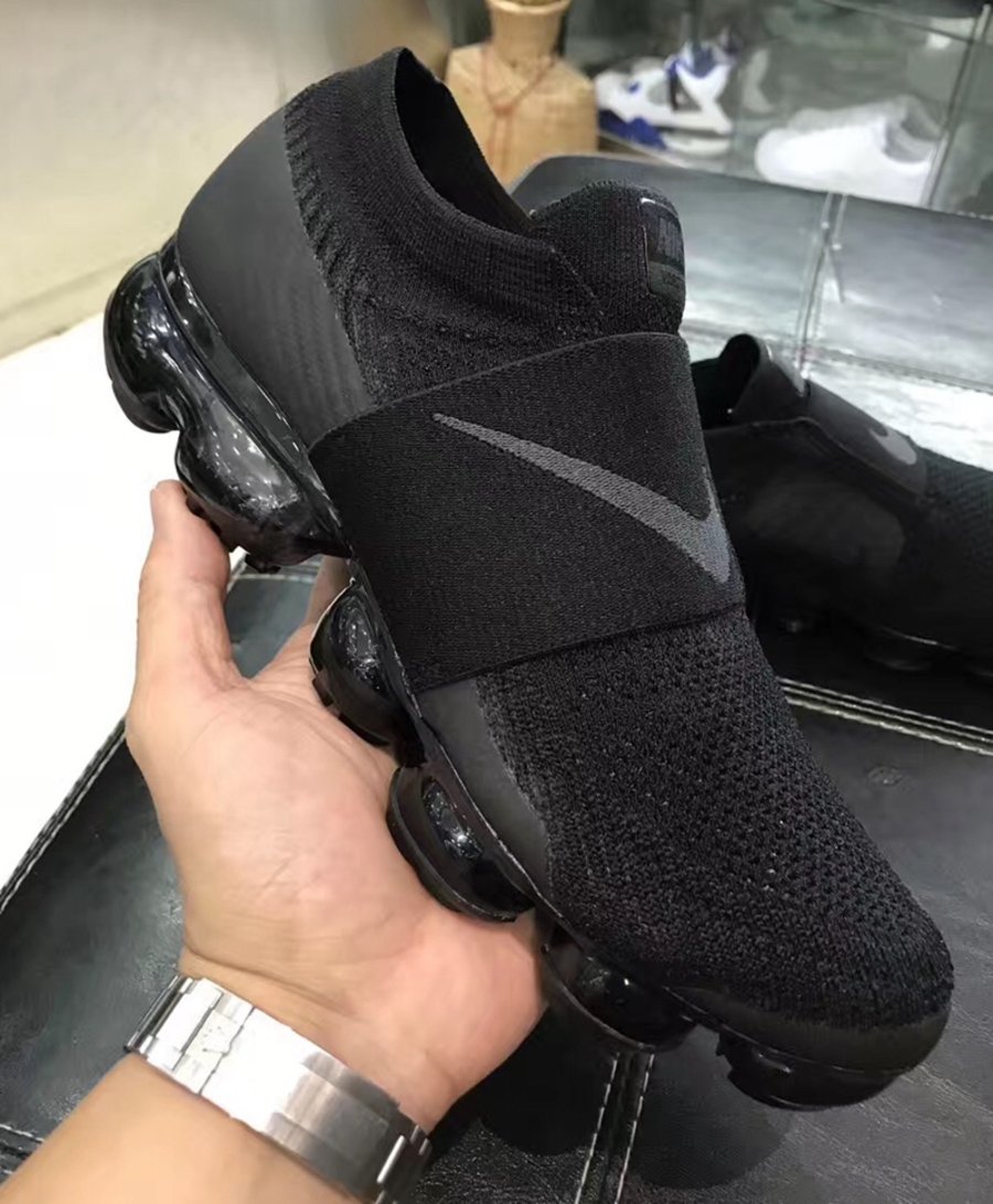 Air VaporMax,Nike,CdG  明年年初登场！绑带鞋身 Air VaporMax 实物细节曝光