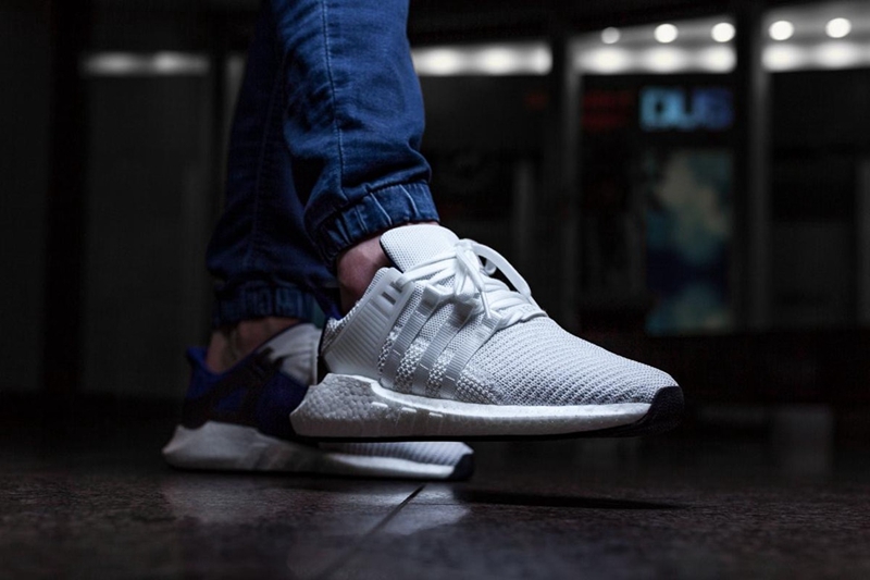 清爽,白蓝,配色,EQT,Boost,“,Royal,Blu  清爽白蓝配色！EQT 93/17 Boost “Royal Blue” 现已上架