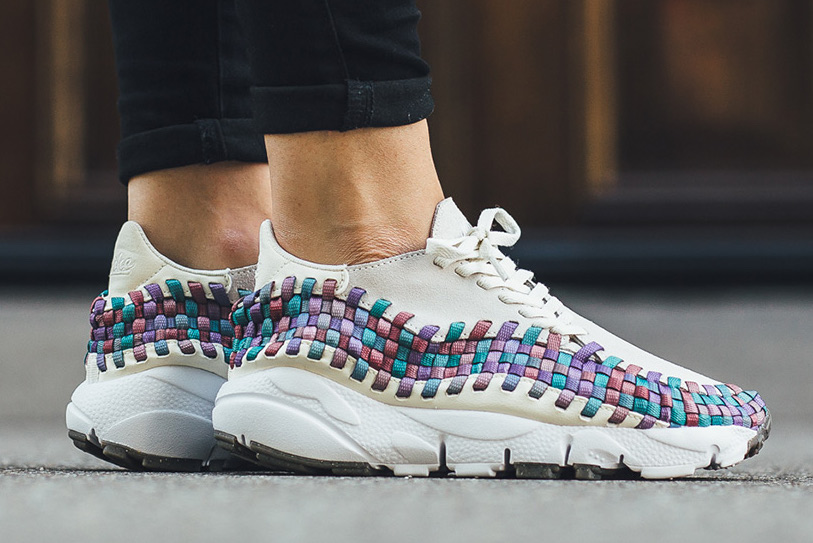 Nike,Air Footscape Woven  上脚欣赏！女生专属 Air Footscape Woven 明日发售