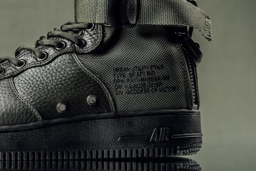 Nike,SF-AF1 Mid,Sequoia,917753  硬汉气质！这款 Nike SF-AF1 Mid “Sequoia” 你给打几分？