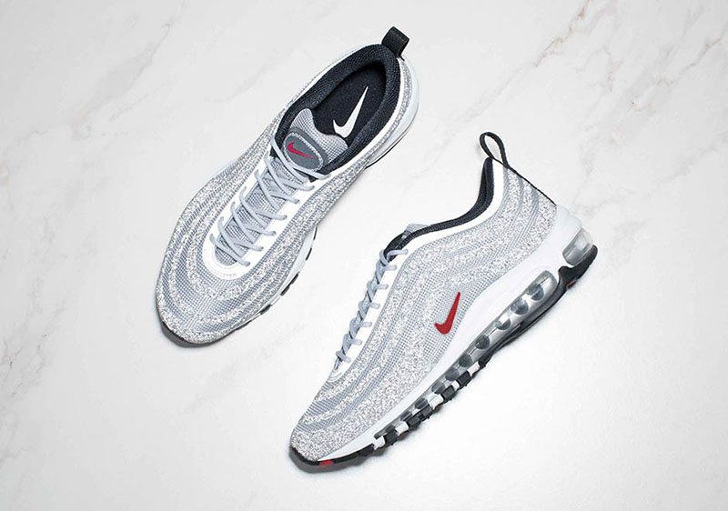 Nike,Air Max 97,927508-002  这双 Bling Bling 的水晶鞋你早上买到了么？