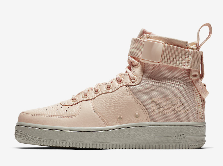 Nike,SF-AF1 Mid,AA3966-800  粉橙诱惑！女生专属 SF-AF1 Mid 本周发售