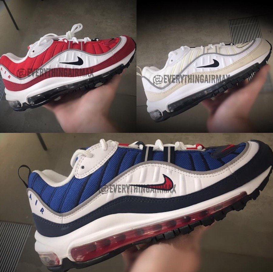 Nike,Air Max 98  复古风不能停！三双 Air Max 98 或将明年发售