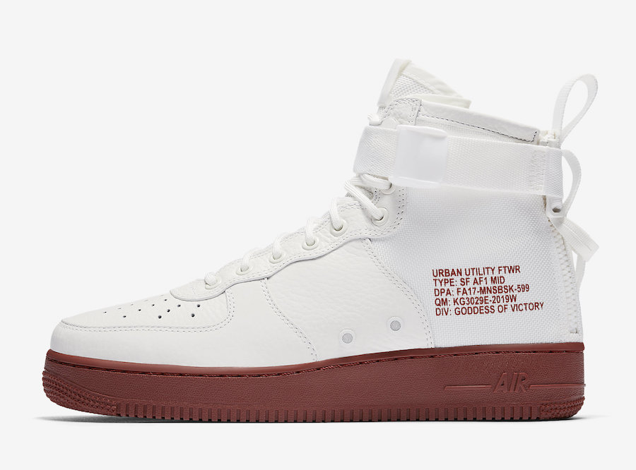 Nike,SF-AF1,Mid,Mars Stone,917  官网周末发售！SF-AF1 中帮鞋型迎来纯净配色登场