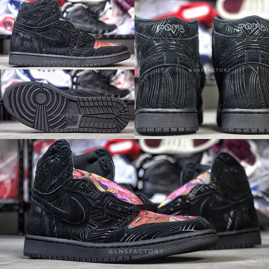 AJ1,Air Jordan 1  华丽的鞋舌！涂鸦版本 Air Jordan 1 官图释出！