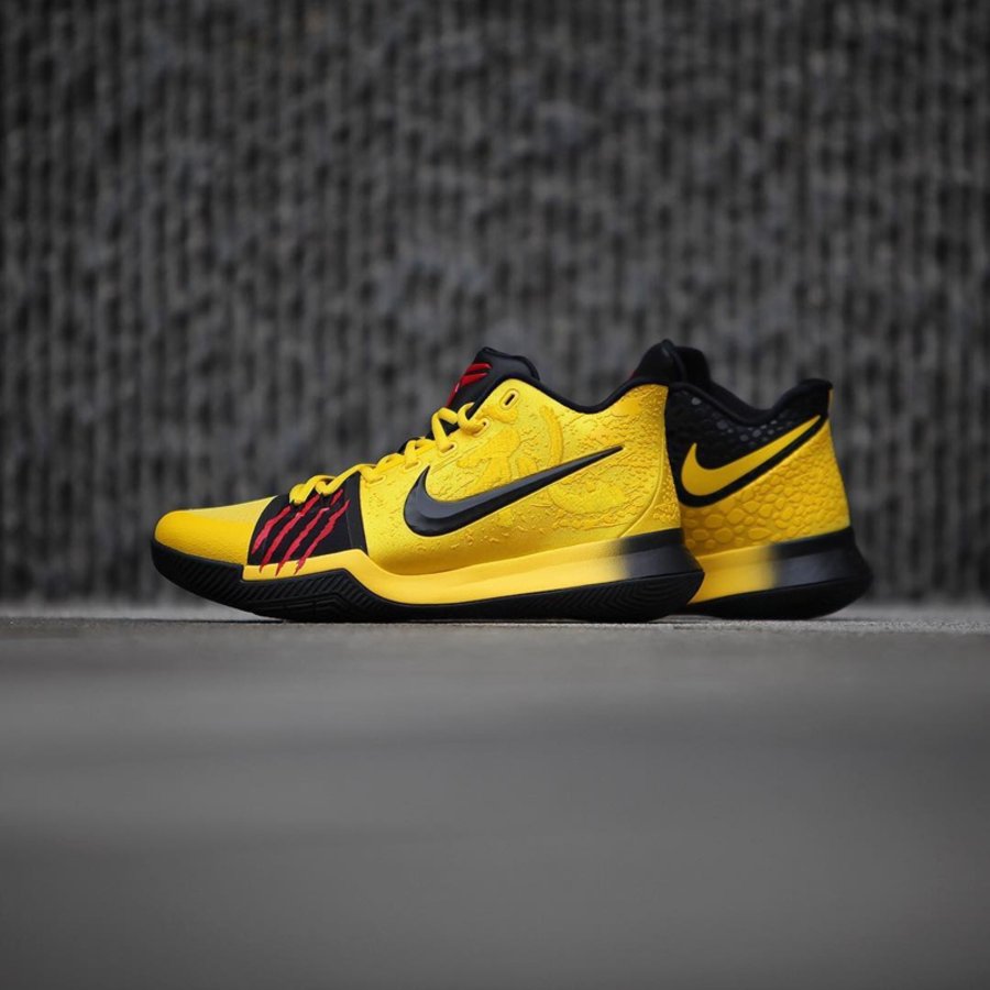 Kyrie 3,Nike,Mamba Mentality  官网链接释出！李小龙配色 Kyrie 3 实物细节近赏