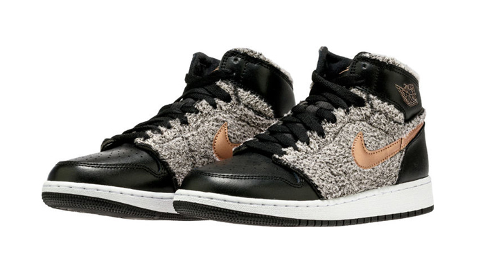 AJ1,Air Jordan 1  冬季保暖！毛绒材质 Air Jordan 1 即将发售！