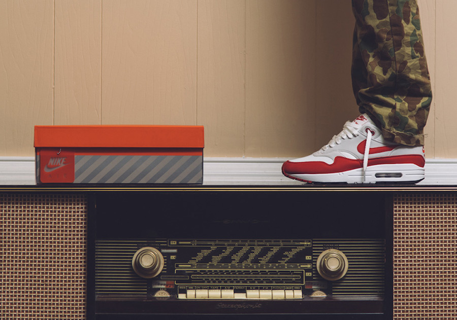 908375-103,Air Max 1,Nike 908375-103 完美元年装扮！这双 Air Max 1 OG 白红将在本月发售