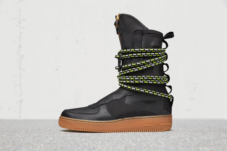Nike,SF-AF1 High  多种鞋带系法！超高帮鞋帮 SF-AF1 实物你觉得如何？