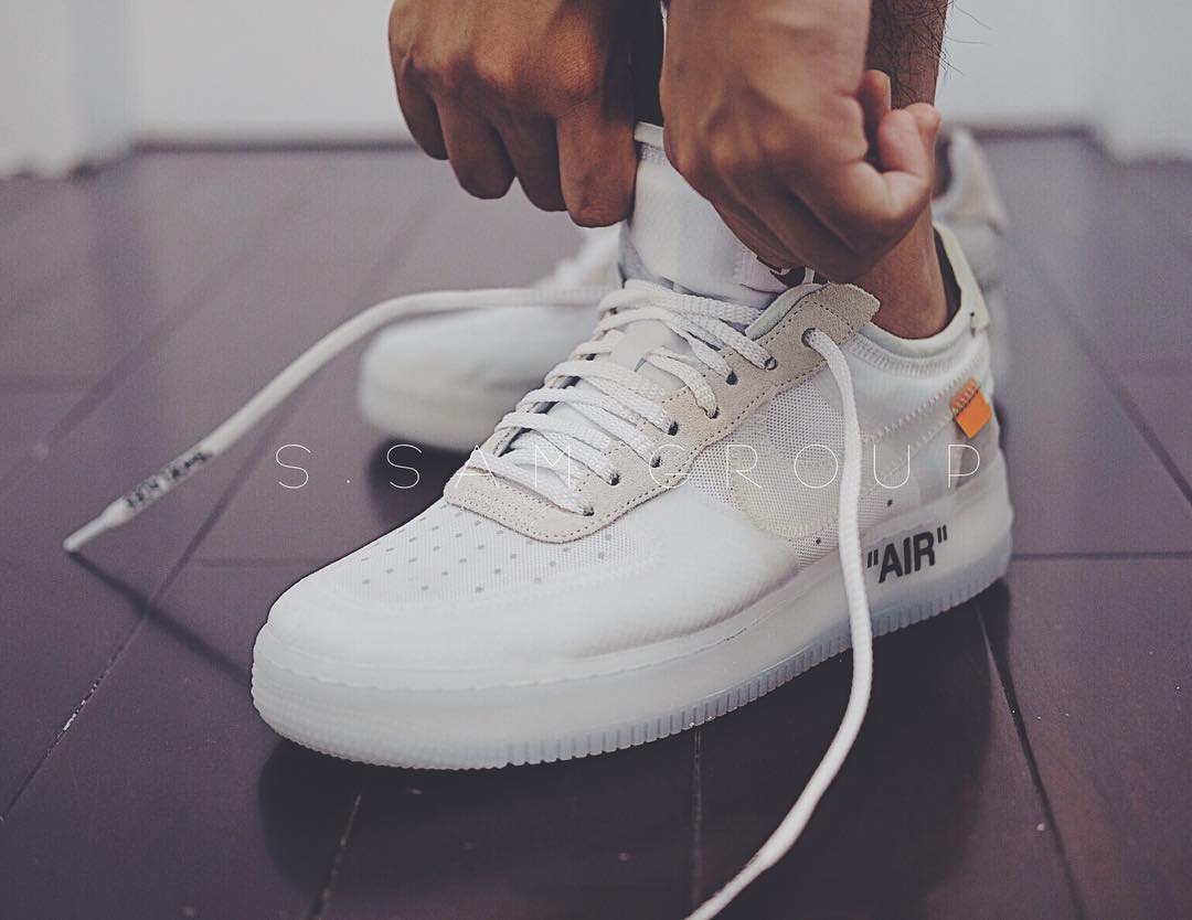 Nike,OFF-WHITE,Air Force 1  超级限量！OFF-WHITE x Nike Air Force 1 上脚欣赏