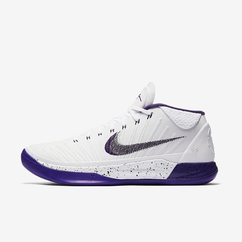 Nike,Kobe AD Mid  招牌白紫！全新配色 Kobe AD Mid 十月发售