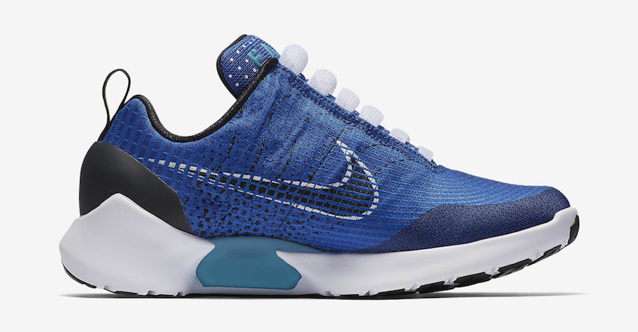 Nike,HyperAdapt 1.0,843871-400  醒目运动蓝！自动系带 HyperAdapt 1.0 本月底发售