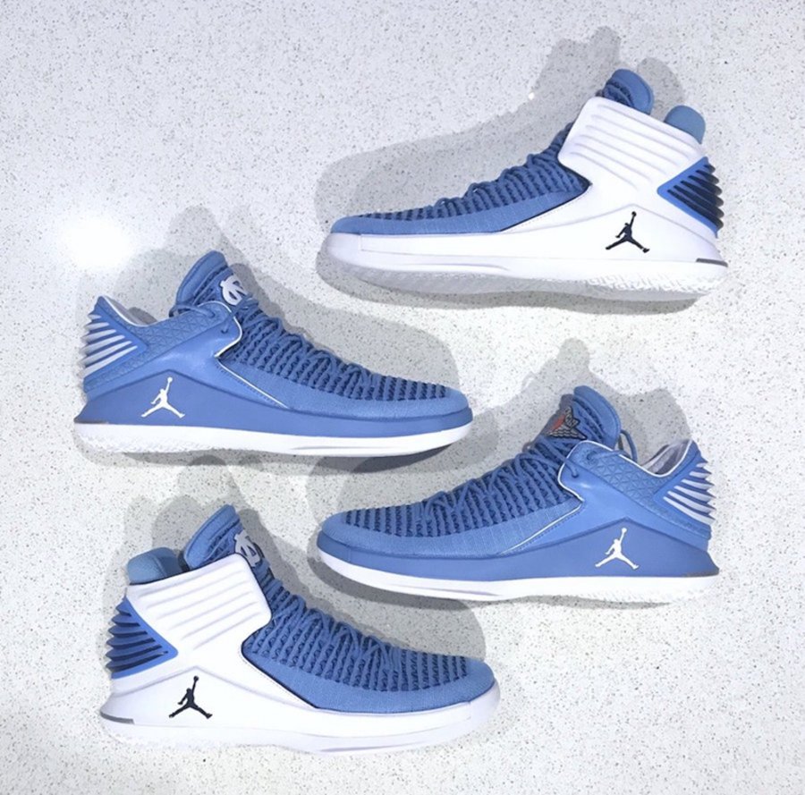 Air Jordan XXX2,UNC,Jordan Bra  北卡大学专属！两款 Air Jordan XXX2 “UNC” 实物曝光！