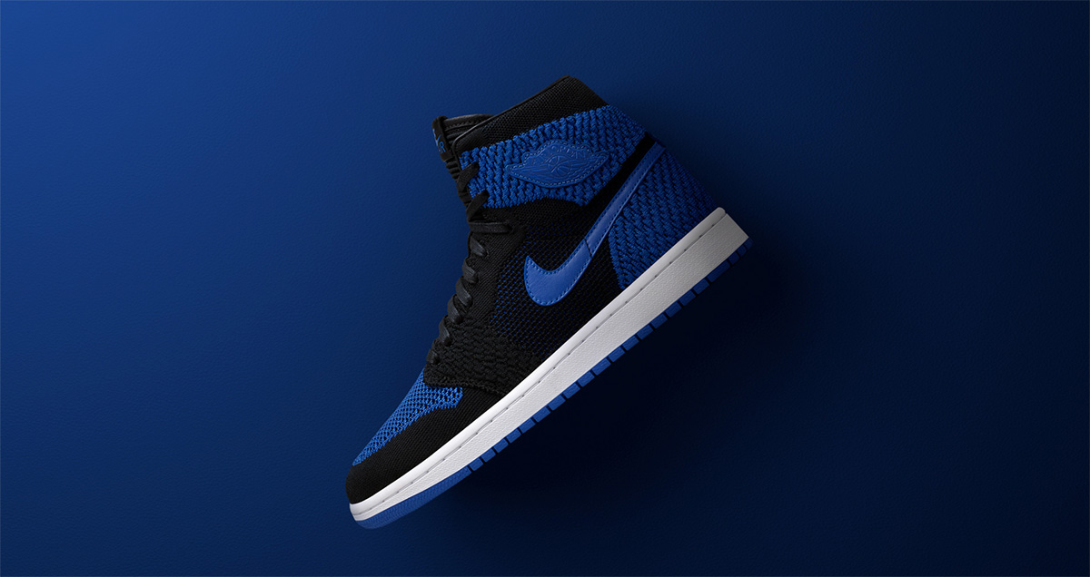黑,蓝,经典,装扮,登场,Air,Jordan,Flykni 919704-006AJ1 黑蓝经典装扮登场！Air Jordan 1 Flyknit 第二配色本周发售！