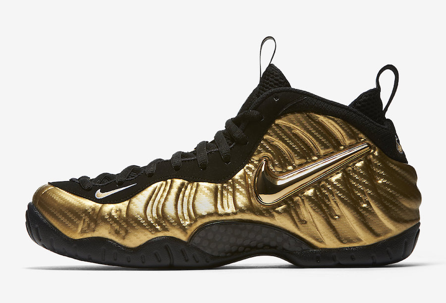 Nike,Air Foamposite Pro,624041  终于要来了！Air Foamposite Pro “Metallic Gold” 官方图片发布