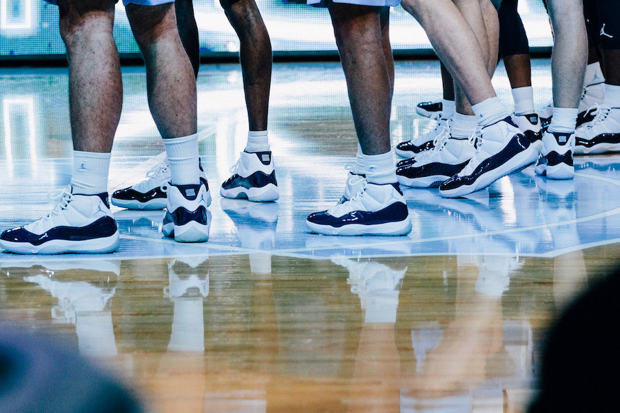 378037-123,AJ11,Air Jordan 11 378037-123AJ11 除了 Air Jordan 11 UNC，北卡大学的庆典上还有更多精彩！