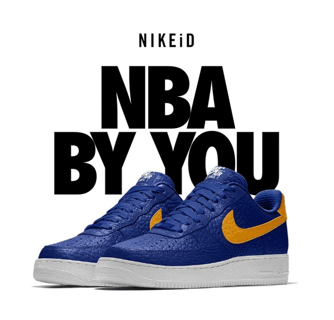 Air Force 1,Nike,NBA,NIKEiD  现已开启！你可以定制带 NBA 球队标志的 Air Force 1 了！