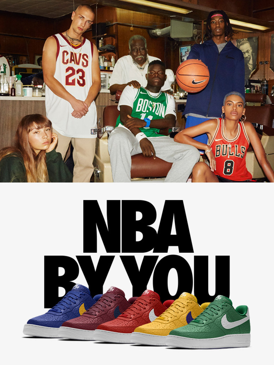 Air Force 1,Nike,NBA,NIKEiD  现已开启！你可以定制带 NBA 球队标志的 Air Force 1 了！
