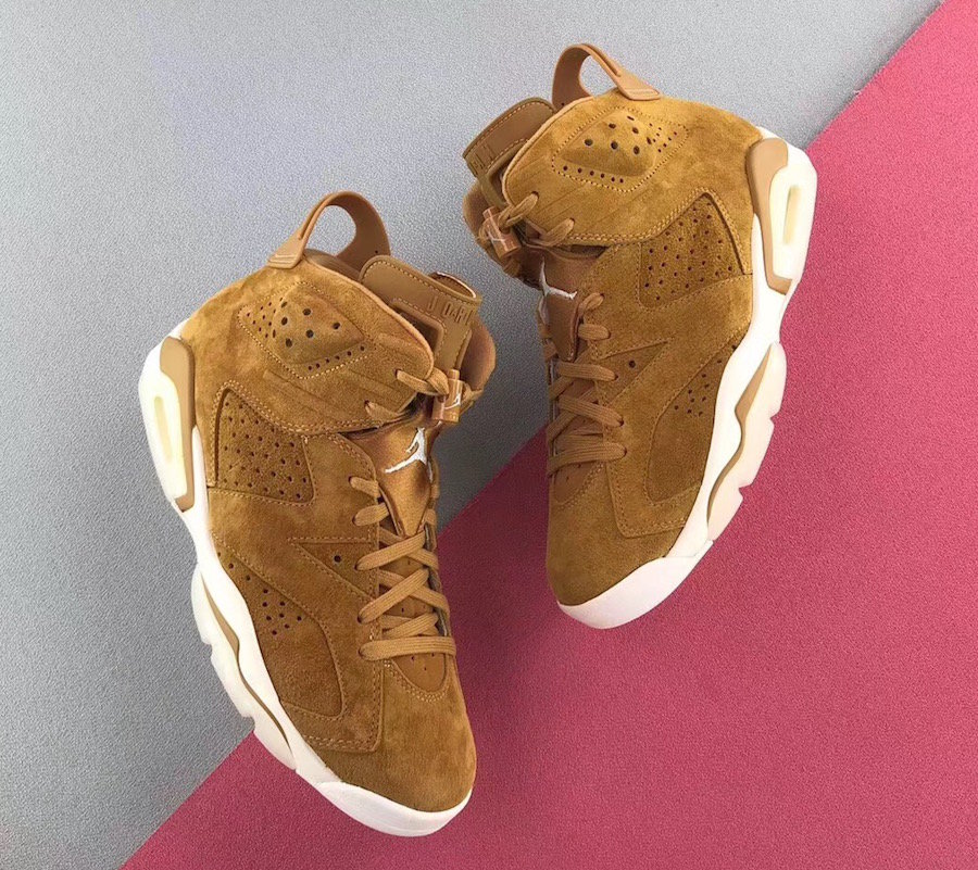 Air Jordan 6,AJ6,384664-705  休闲又复古！小麦色 Air Jordan 6 发售日期确定！