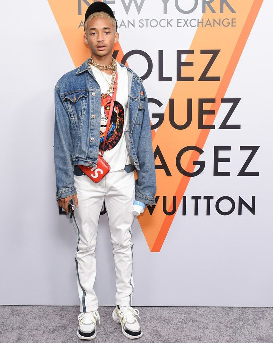Jaden Smith,LV,Louis Vuitton  可能是下一双人气爆款！Jaden Smith 演绎 LV 全新复古球鞋