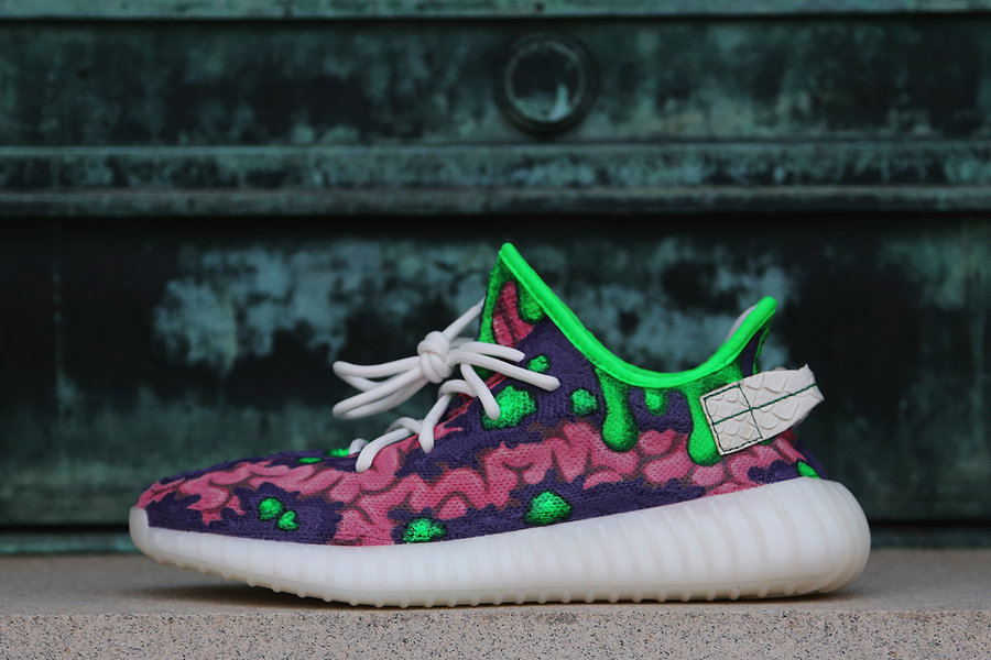 adidas,Ceeze  卡通装扮！这双 Yeezy 定制能否让你眼前一亮？