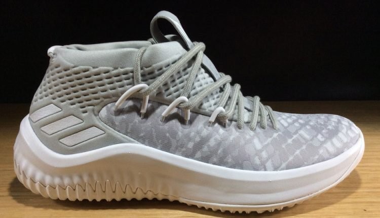 adidas,Dame 4  简约灰白！利拉德母校配色 adidas Dame 4 完整曝光