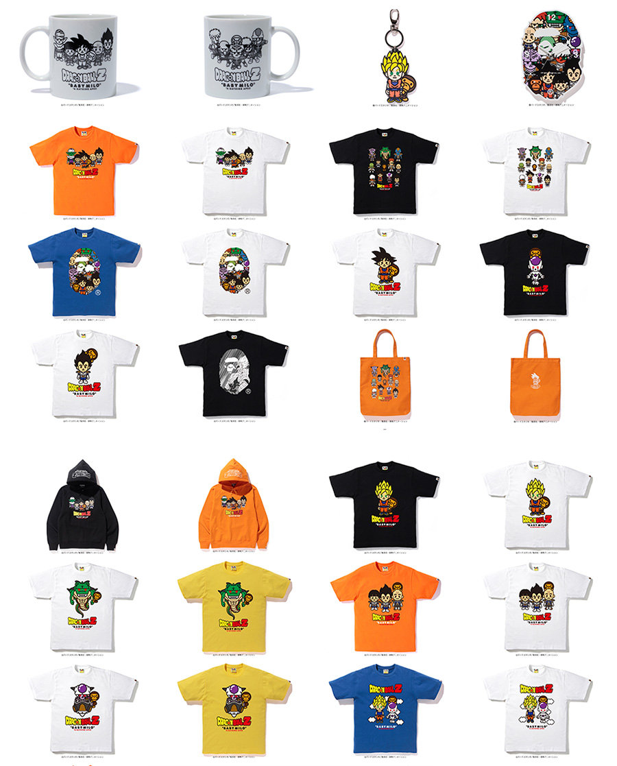 BAPE  龙珠迷的福利！BAPE x Dragon Ball 联名新系列来了！