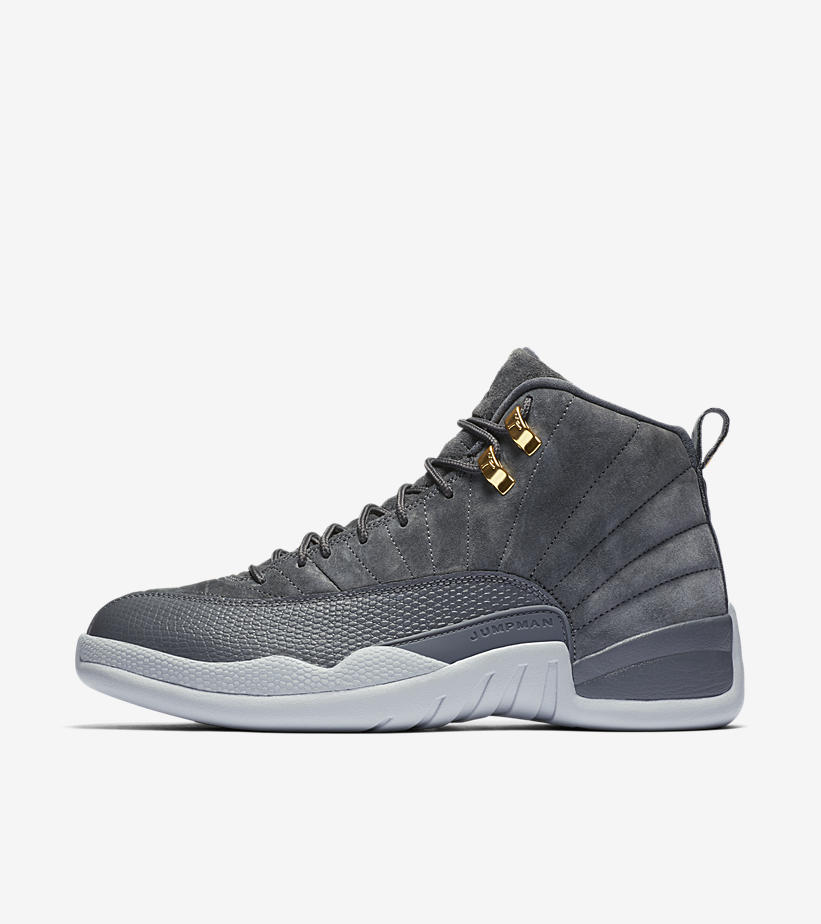 130690-005,AJ12,Air Jordan 12 130690-005AJ12 质感非凡、华丽有余！灰麂皮 Air Jordan 12 下周发售！
