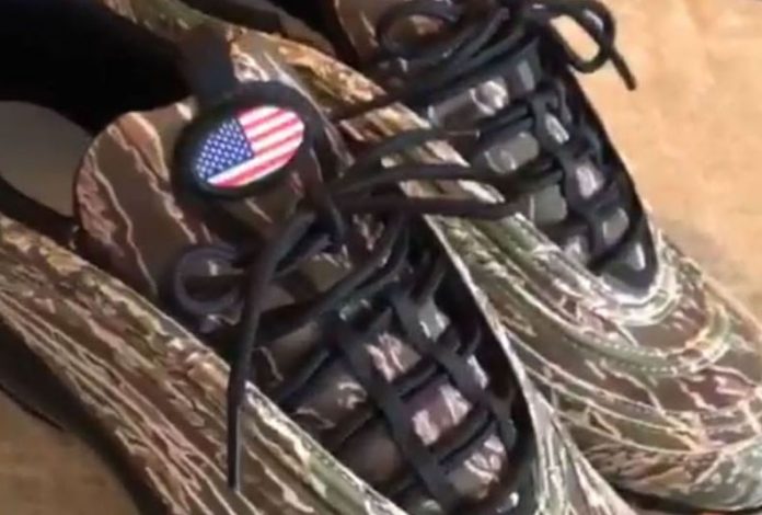 Nike,Air Max 97  军绿虎纹迷彩！以赛亚·托马斯上脚全新 Air Max 97
