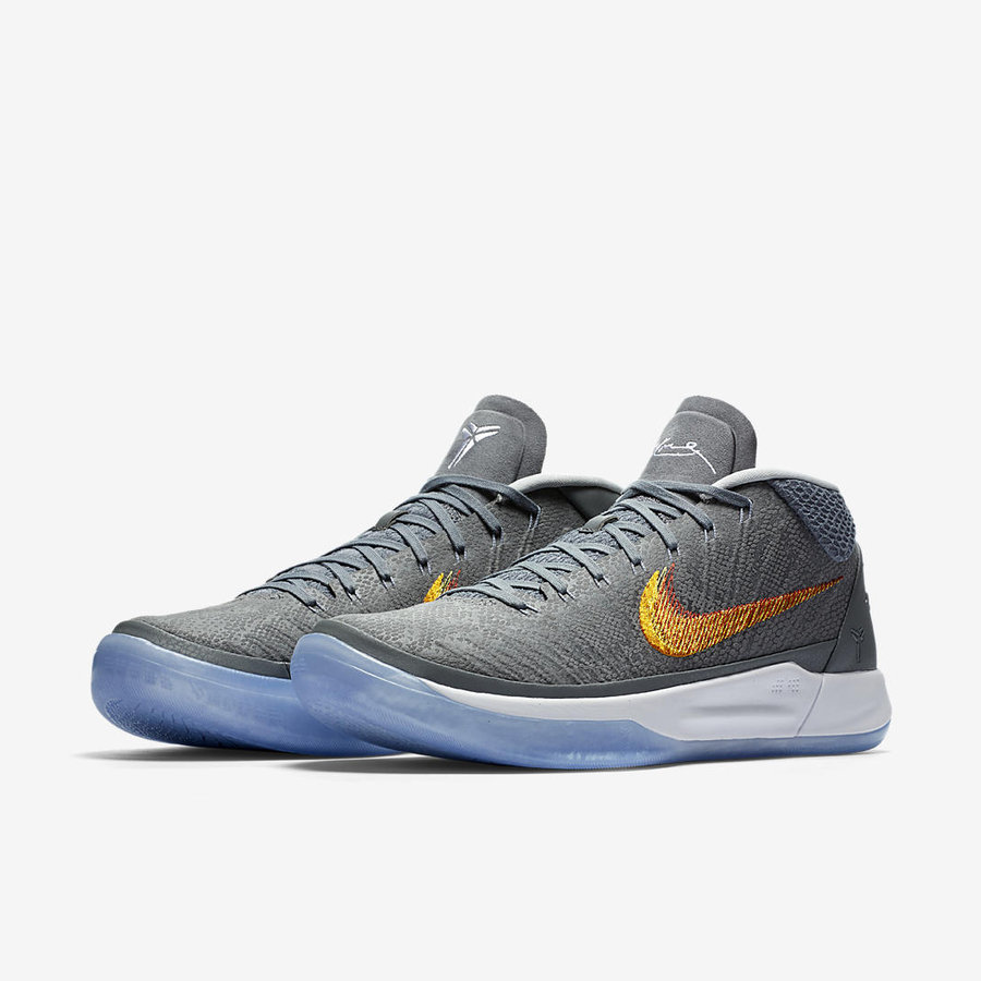 Nike,Kobe AD Mid,922482-005  蛇纹鞋面！灰狼 Kobe AD 将于本周发售！