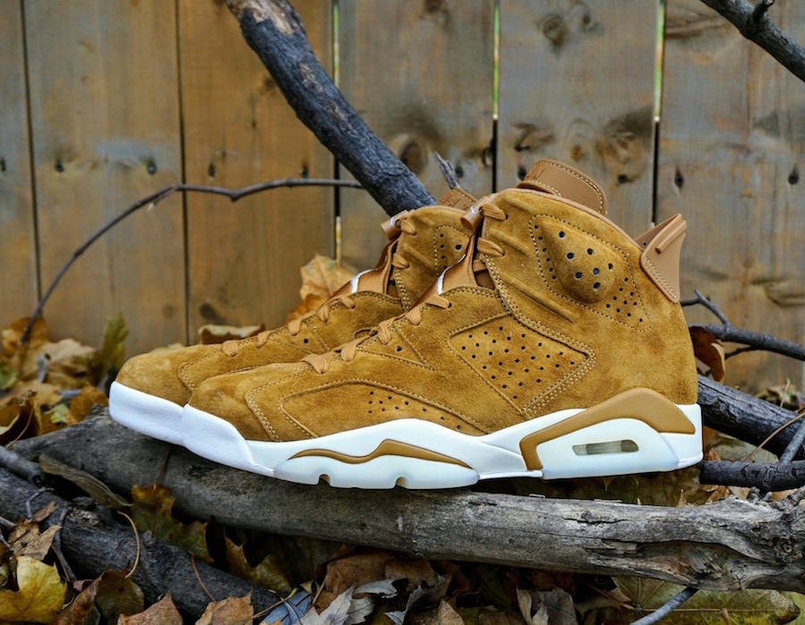 AJ6,Air Jordan 6  明日官网上架！小麦色 Air Jordan 6 实物美图欣赏