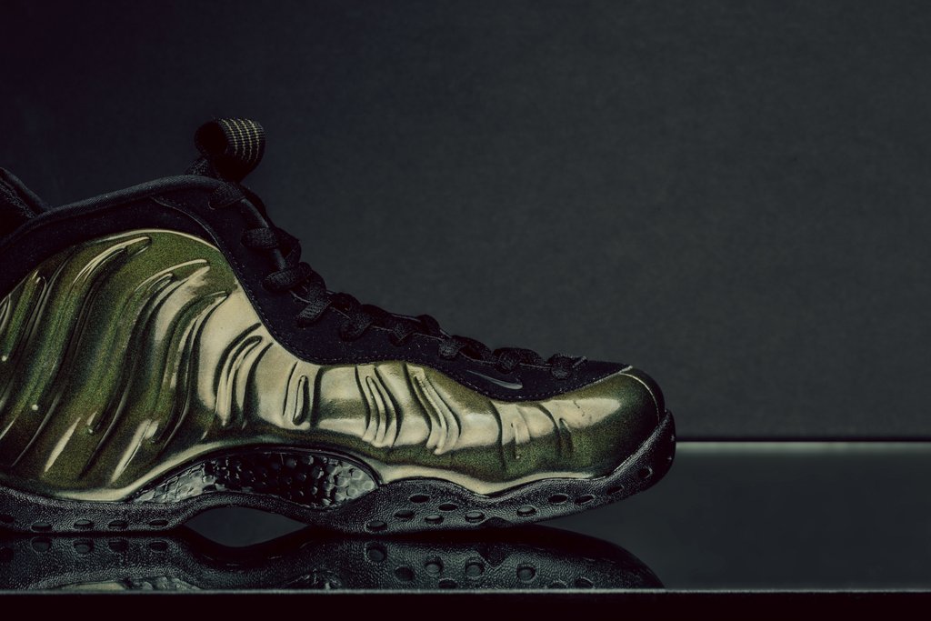 Nike,Air Foamposite,314996-301  发售倒计时两天！军绿全息喷最新实物美图欣赏
